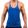 Mens Plain Cotton Training Tank Top - No Logo Gym Fitness Vest for Workout & Bodybuilding