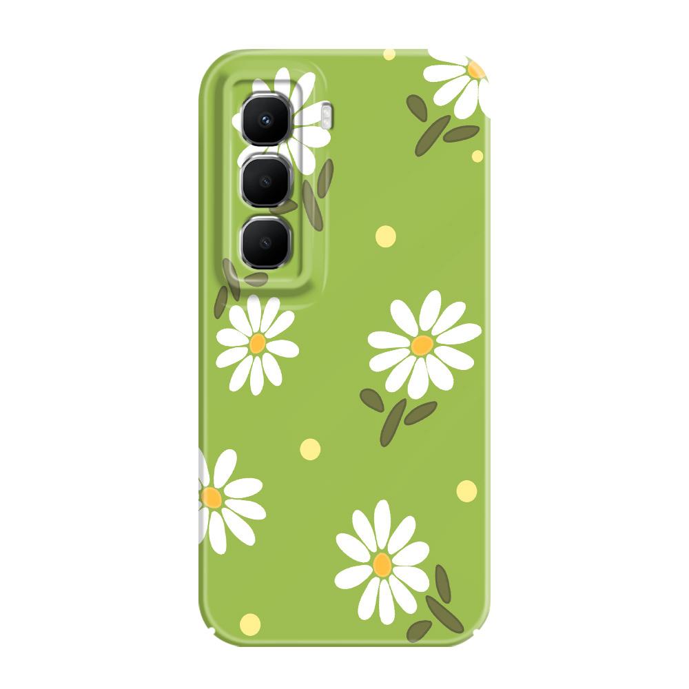 Чехол для телефона «Блуждающие маргаритки» для Infinix Hot 60 60I 40 30I 12 10 Note 50 30 Pro Plus Play 4G 5G Пленка Жесткий чехол