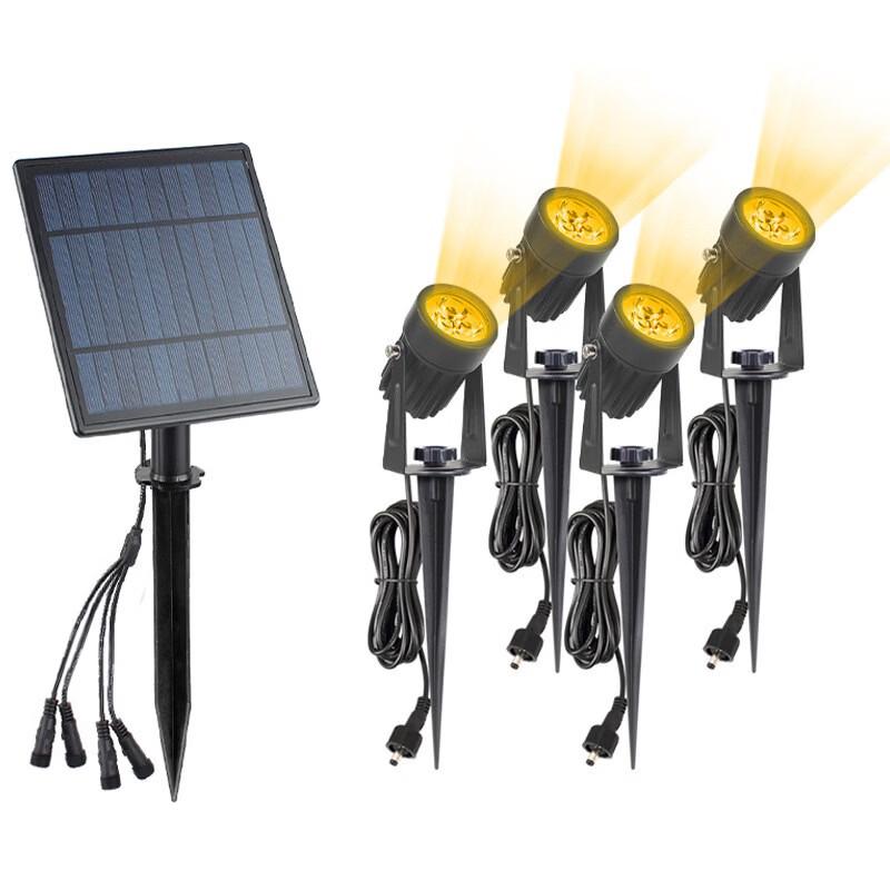 Nufeng Solar RGB Lawn Spotlight Kit