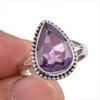 Натуральный александрит драгоценный камень 925 цельное серебро ювелирное кольцо размер 6 z5e69