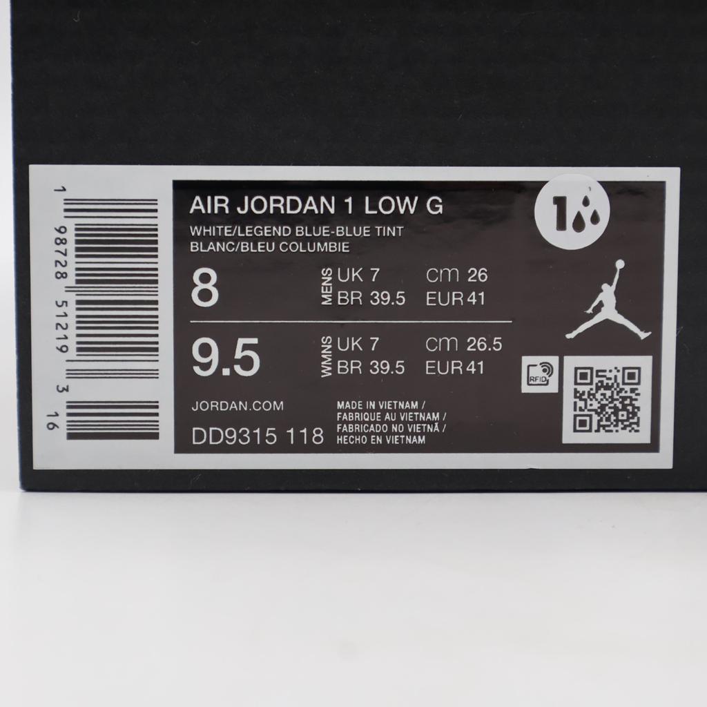 DD9315-118 Nike Air Jordan 1 Low Golf Белый Голубой Оттенок Легендарный Синий (Мужской)