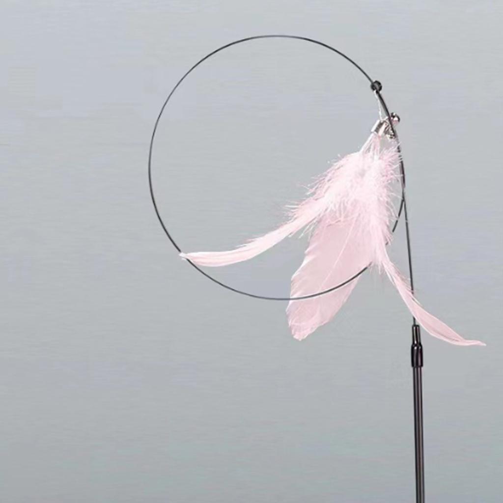 Кошачья палочка-дразнилка, устойчивая к укусам, присоска, игрушка-колокольчик для кошек, саморазвлечение, расслабляющая кошка