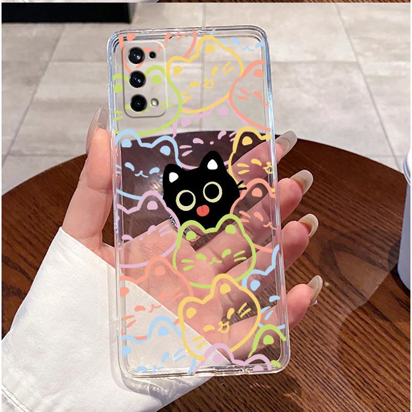 Силиконовый чехол для Realme X7 Pro Прозрачный Роскошный Милый Кролик Любовь Забавный Мягкий корпус для телефона RealmeX7 X7Pro RMX2176 RMX2121 Обложка
