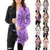 Women's Fashion Casual Solid Color Chest Button Long Sleeve Cardigan Top Jacket
