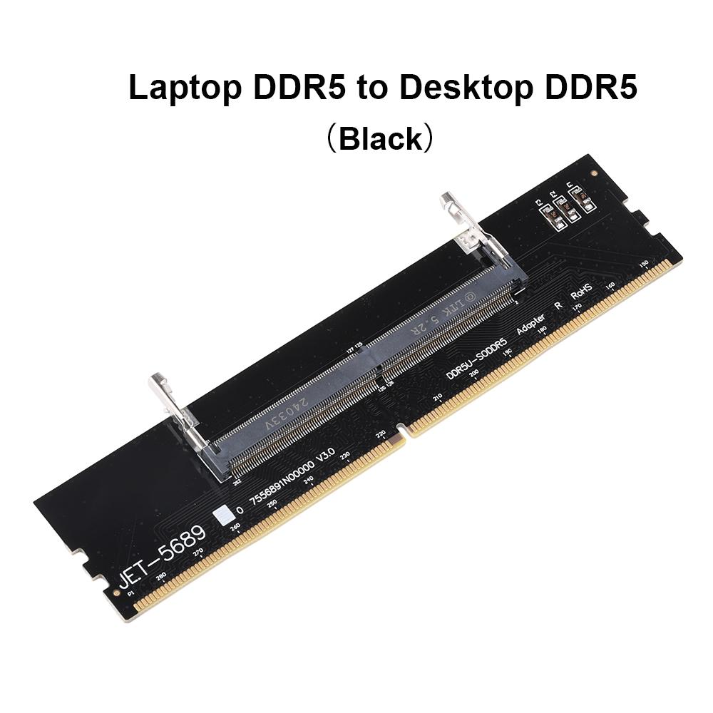 Адаптер-карта памяти DDR3 DDR4 DDR5 для ноутбука в настольный компьютер SO-DIMM на PC DIMM Мини-флешка Адаптер-разъем ОЗУ