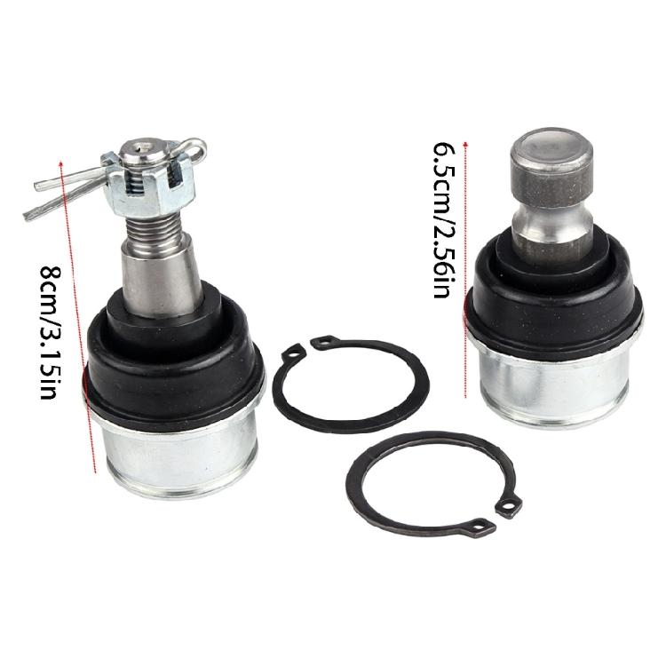 Steering Joint Replacement Set for UTV Suspension Service, Upper and Lower Ball Joint Kit with Dust Boots, Metal Housings and Reference 706203084