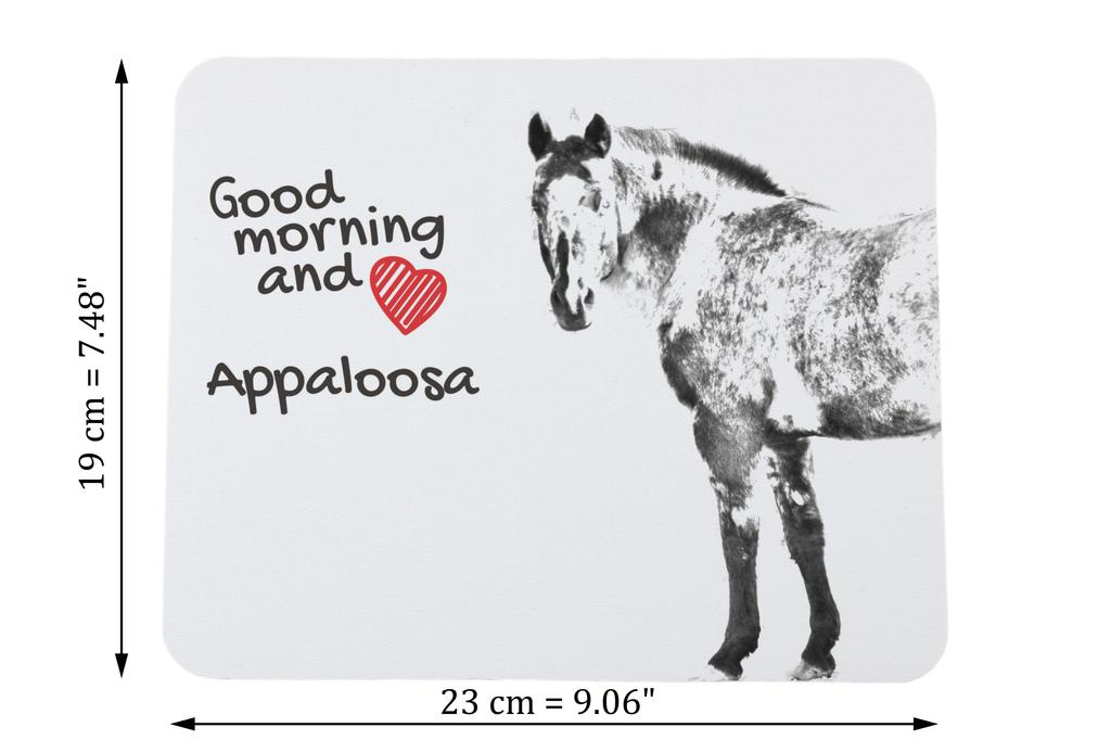 Appaloosa – Mouse pad with print, personalized pad with a horse | Art-Dog