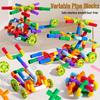 Interlocking Water Pipe Building Blocks: Early Education Puzzle Toys for Kids
