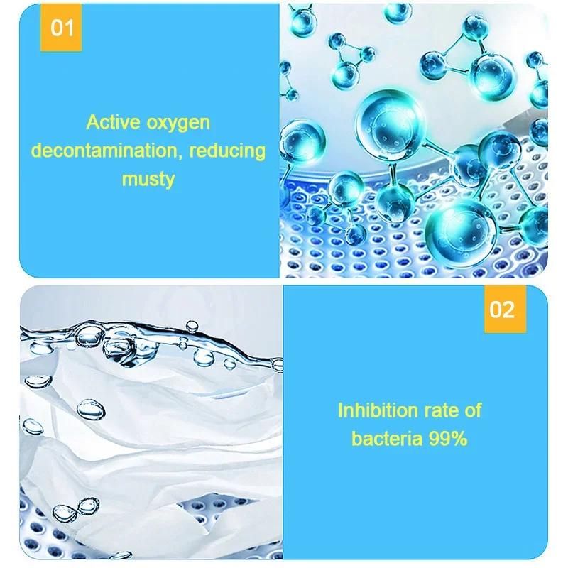 1-4PCS Capsule Detergent For Washing Laundry Accessories Bathroom Cleaning Solid Washing Machine Cleaner Decontamination Strong