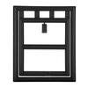 L Shaped Frame Cat Screen Door Mesh Screen Surface Two Way Pet Access  Mini Breed Puppy