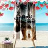"Jesus Inspiration with Cross Design Beach Towel Quick-drying for Travel Outdoor Sports Jogging Beach and Swimming"
