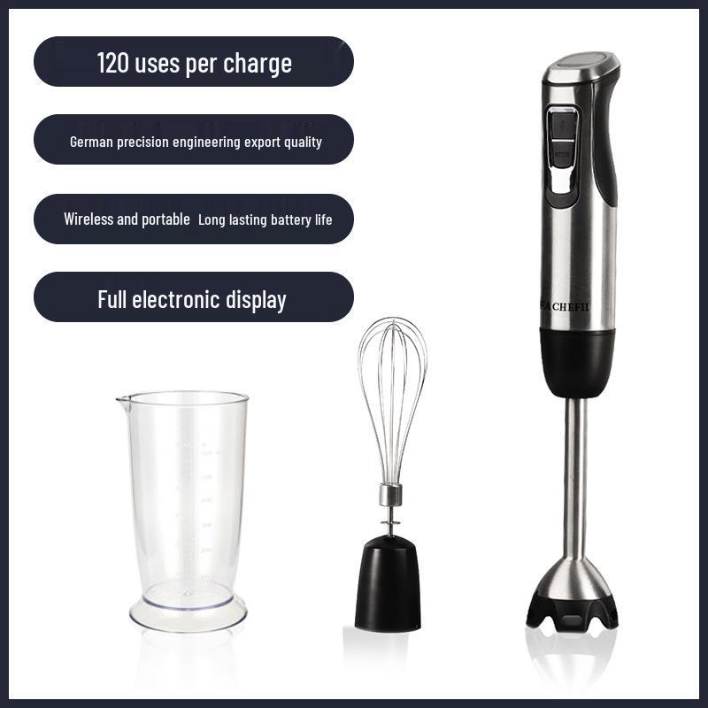 German Handheld Immersion Blender Mixer, Homogenizer for Baking, Glaze, Mousse, Commercial Multifunctional Basque.