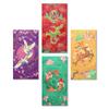 Embossed Chinese New Year Red Envelopes Solid HongBao Creative Lucky Money Bag  Kids