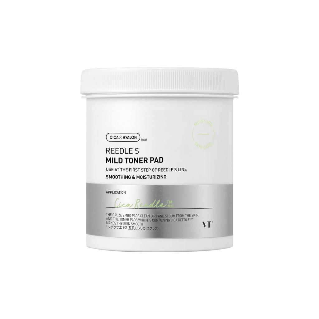 VTCOSMETICS Reedle S Mild Toner Pads, 80 Pads, Skin Care, Exfoliating, Pore Care