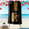 Outer Banks Print Beach Towel, Large Soft Quick Dry Towel for Beach Camping Swimming
