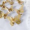 12Pcs/Set 3D Hollow Butterfly Wall Sticker Gold Silver Rose Wedding Decoration Living Room Home Decor Butterflies Decal Stickers KTY
