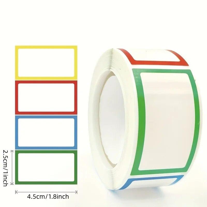 250 шт. водонепроницаемые пустые самоклеящиеся наклейки, съемные наклейки для этикеток, именные бирки, папки для бутылок, документы, школьные принадлежности