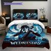 Wednesday Addams Gothic Tale Threepiece Set 1 Duvet Cover 2 Pillowcase Without Core Soft And Comfortable Duvet Cover And Pillowcase