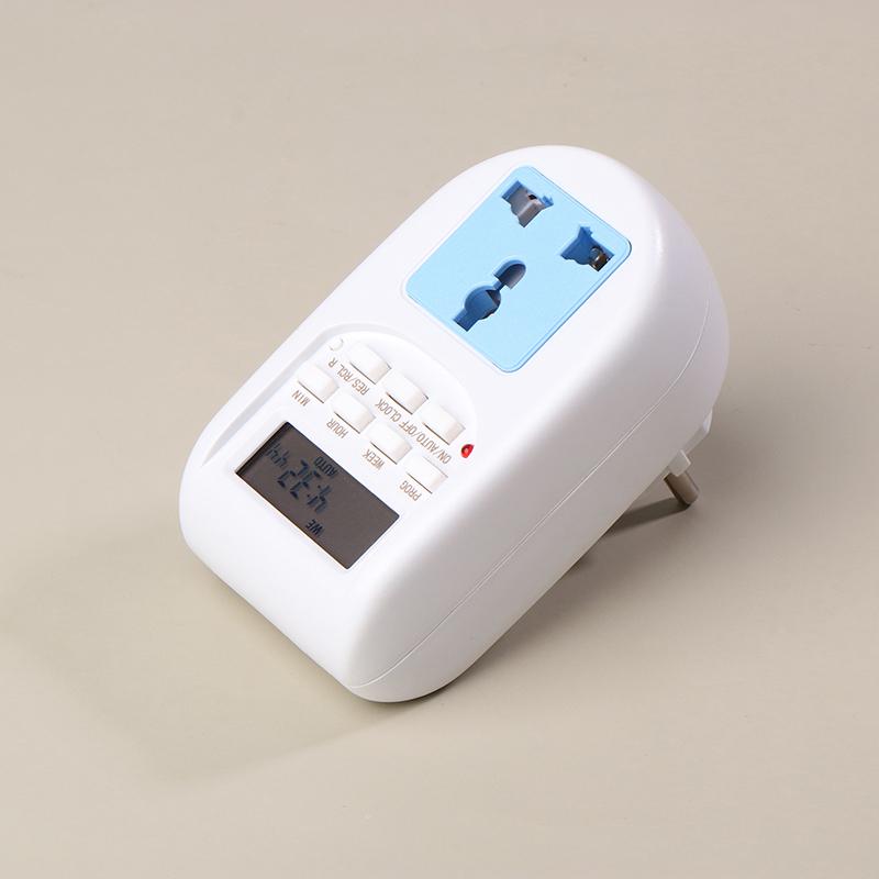 Электронный цифровой таймер с европейской вилкой 220 В, переключатель циклической розетки, программируемая розетка с таймером, переключатель обратного отсчета, кухонный таймер