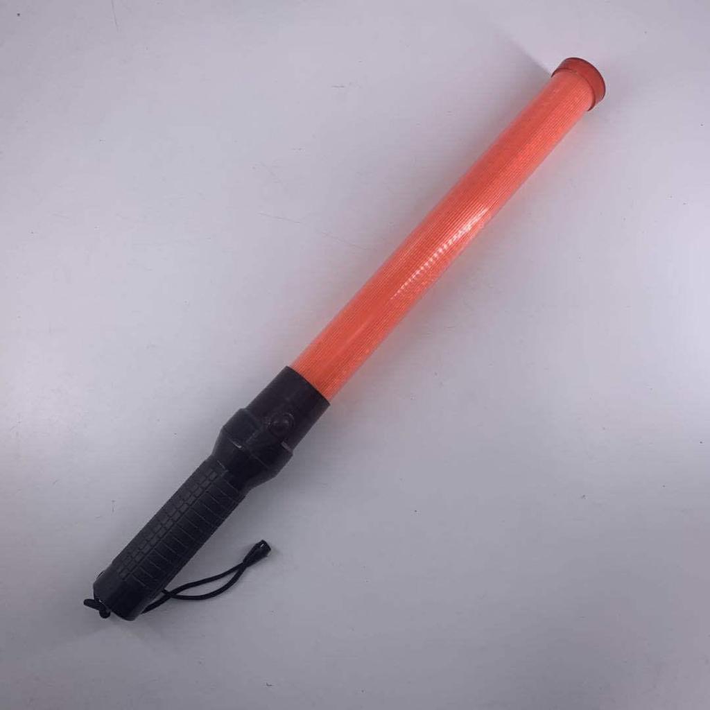 LED Flashing Traffic Warning Baton with Green Battery