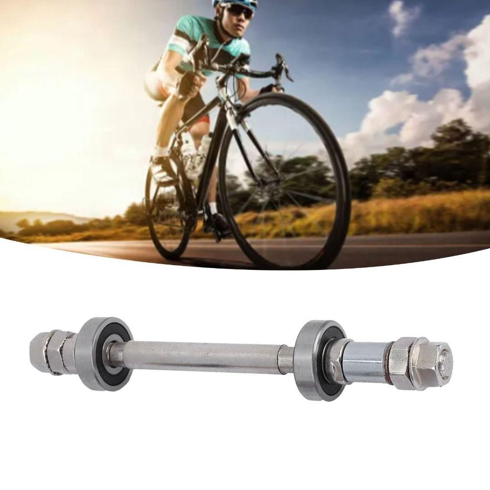 Metal Bike Wheel Hub Axle Length 140mm 180mm Front Rear Hub Axle Solid Shaft Lever Mountain Bikes