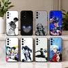 C-Comics B-Blue L-Lock-K Чехол для телефона Samsung Galaxy A73,A72,A71,A70,A53,A52,A51, Мягкий силиконовый черный чехол