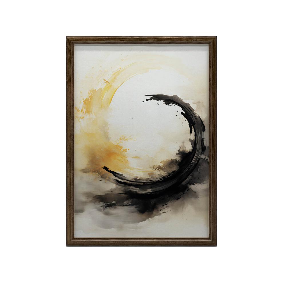 Istota Równowagi Istota Równowagi, 30X40 Cm, Rama Drewniana Biała, Papier Matowy 230 Gsm