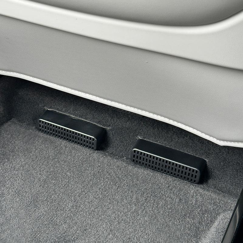 4Pcs For XPENG G6 2026 Protective cover for the air outlet under the seat Anti blockage Air conditioning vent protective cover