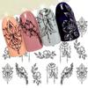 Переводные наклейки для ногтей Flower Butterfly Nail Art для украшения ногтей