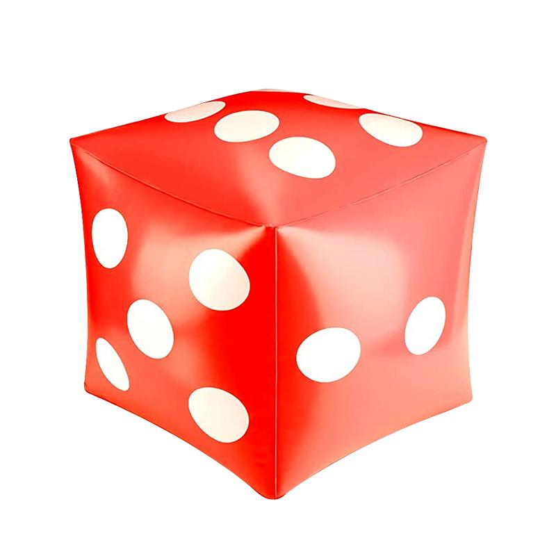 13,7-дюймовые гигантские надувные кубики от Novelty, белые и черные, для игры в помещении и на улице