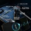 Автомобильное зарядное устройство 3-в-1 с цифровым дисплеем для Starlink-Mini, шнур питания постоянного тока с двойными USB-портами, разработанное для устройств Starlink-Mini