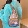 Сумка-мессенджер с изображением капибары, симпатичная кукольная сумка, многофункциональная сумка для хранения, кавайная сумка-мешок с изображением капибары, модная сумка через плечо, подарки