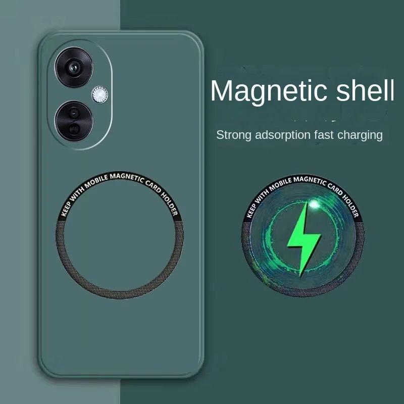 Роскошный магнитный беспроводной чехол для Magsafe для Oneplus 12 Nord Ce 2 3 Lite 9 8 10 Pro 10T 11 Ударопрочный мягкий бампер