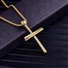 Titanium Steel Outdoor Baseball Cross Necklace Stainless Steel Baseball Pendant Men'S Accessories