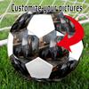 1pc Custom Photo Image Soccer Ball Size 5 Indoor Soccer Ball Fashion Colorful Backyard Game - Great For Sports Fans Gift