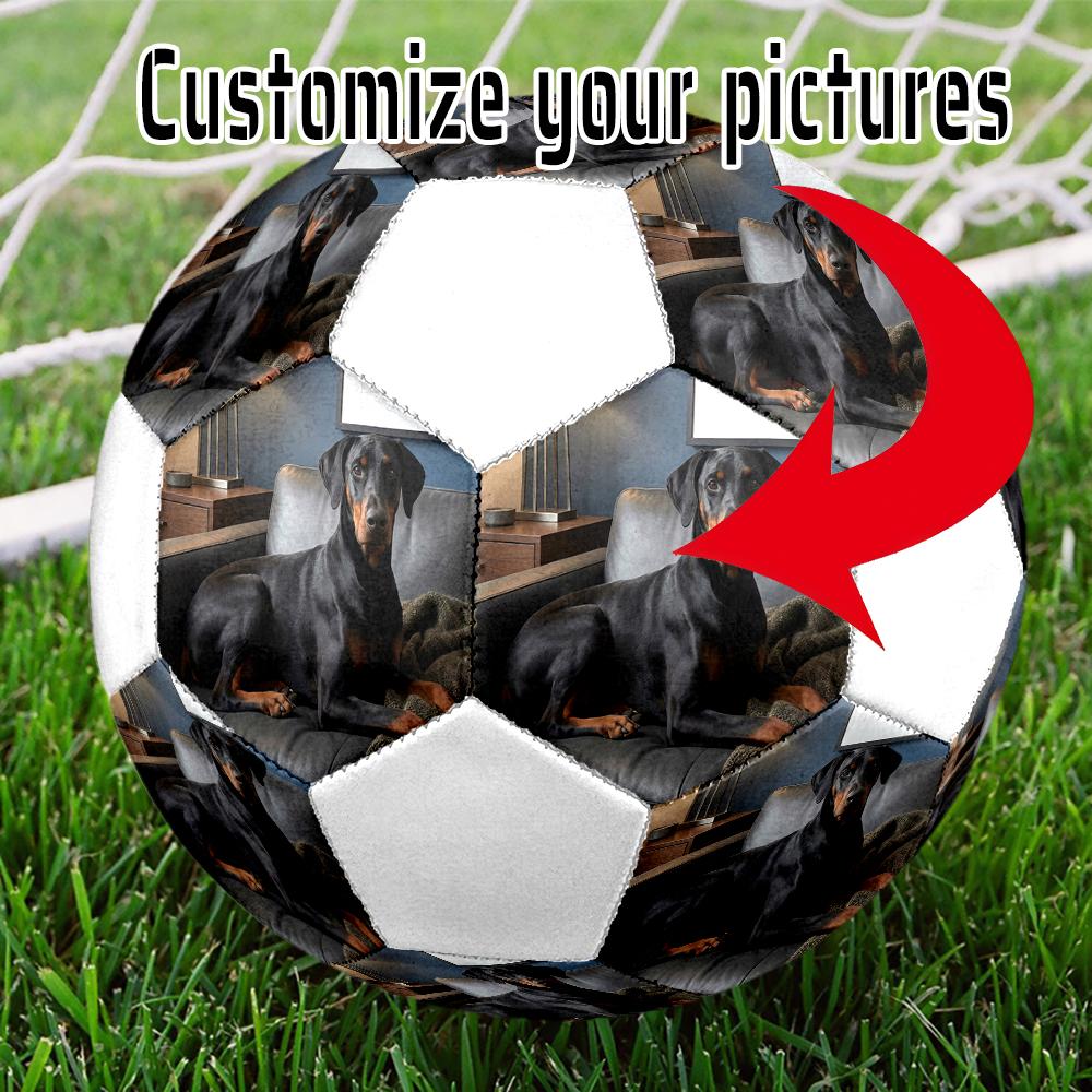 1pc Custom Photo Image Soccer Ball Size 5 Indoor Soccer Ball Fashion Colorful Backyard Game - Great For Sports Fans Gift