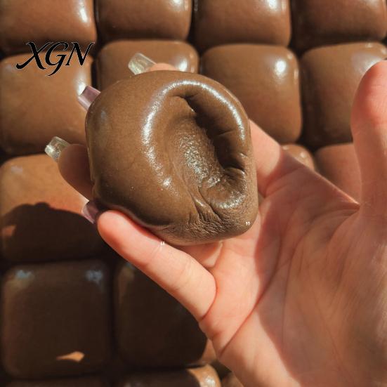 Anxiety Relief Hand Toy Squeeze Stress PU Material Soft Slow Rebound Sensory Decompression 3D Toast Bread Fidget Ball