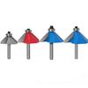 WSOOX 5PCS Chamfer Router Bits with 1/4" Shank Bevel Edge Forming Router bits (11.25°,15°,22.5°,30°,45°.)
