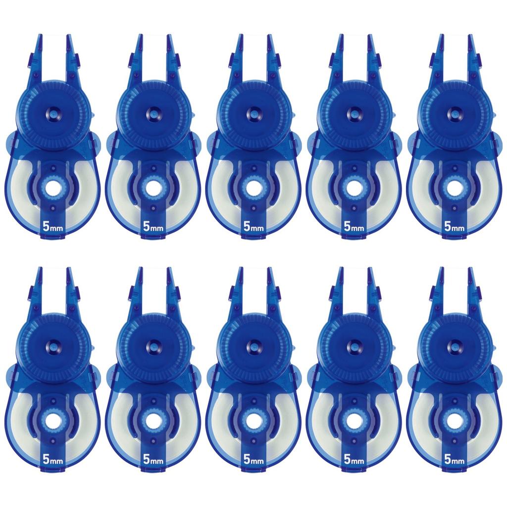 Plus Correction Tape Whiper Slide 5 мм синяя сменная лента 10 шт. 49-562