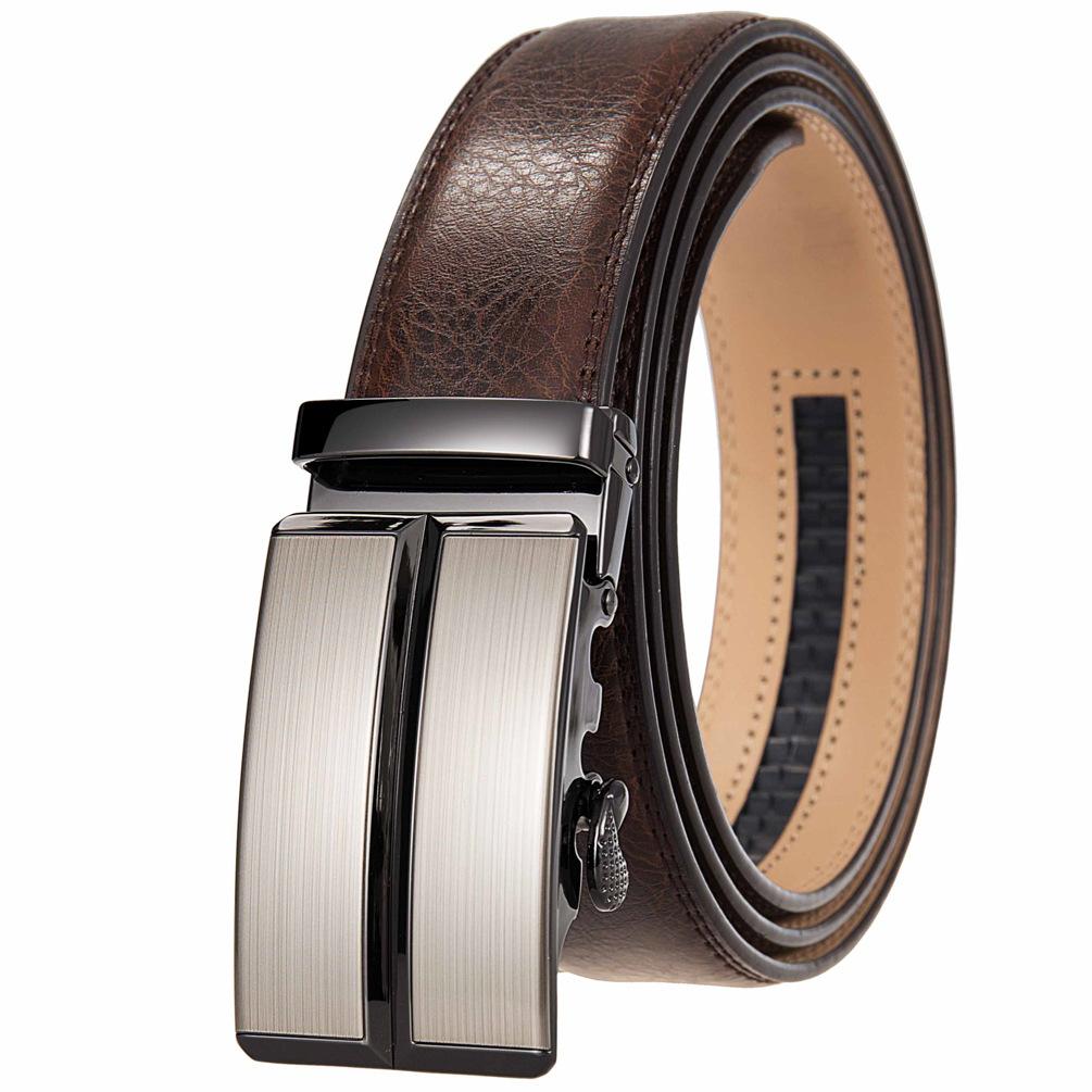 Двухслойный ремень, ремень с автоматической пряжкой, мужской ремень, повседневный, аксессуары Ly36-87136-1
