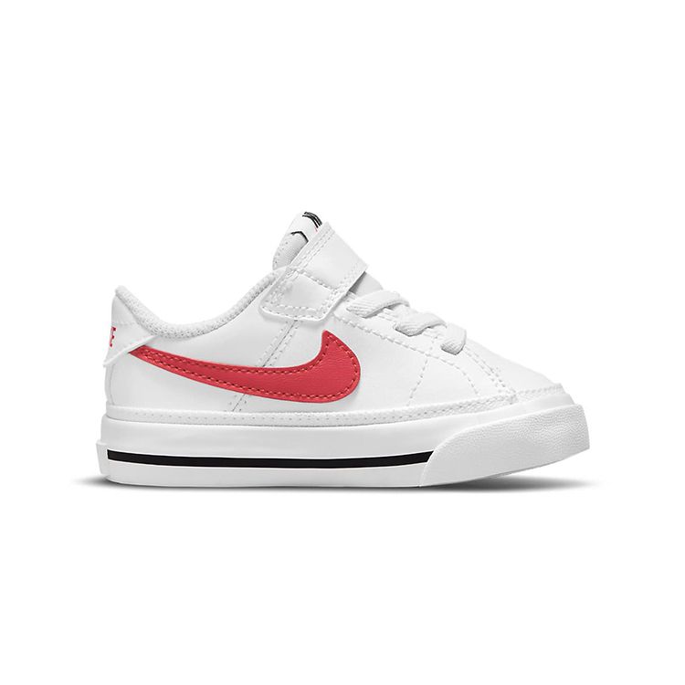 Nike Кроссовки Court Legacy TD White University Red Baby черные DA5382-105