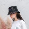 Graffiti Casual Bucket Hat Fishing Outdoor Hip Hop Caps Unisex Summer Fisherman Hats