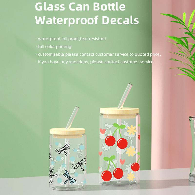 3D Uv Dtf Transfers Stickers 16Oz Cup Wraps Cartoon Bow Printed For Diy Glass Ceramic Metal Leather