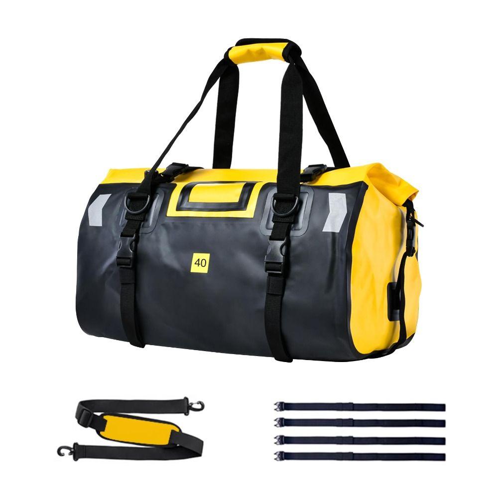 High-capacity Dry Bags Waterproof Durable Motorcycle Seat Bag Waterproof Tail Bag Travel