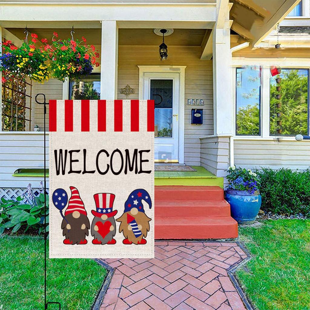 День независимости Садовый флаг Флаг Американский праздник Вечеринка Украшение Реквизит Садовый флаг.