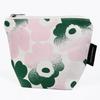 Marimekko Marimekko Pouch Accessory Case Cosmetic Pouch Makeup Pouch Travel Pouch Haivahdys Kait Mini Unikko Green Pink 73996 073996 136 Scandinavian