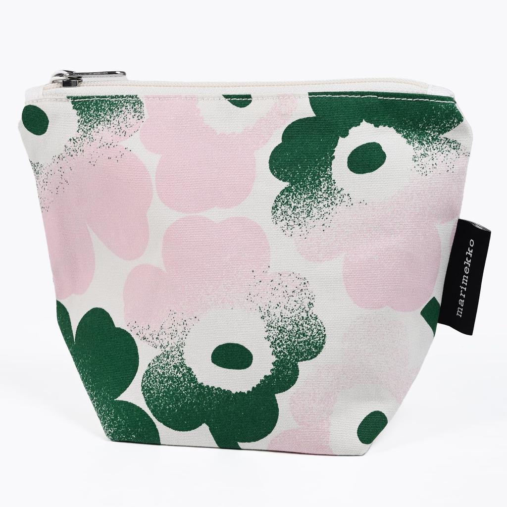 Marimekko Marimekko Pouch Accessory Case Cosmetic Pouch Makeup Pouch Travel Pouch Haivahdys Kait Mini Unikko Green Pink 73996 073996 136 Scandinavian