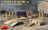 Miniart 1/35 Scale 7.5cm Pzgr./Gr.Patr.Kw.K.40 Shell and Ammunition Box Set Plastic Model MA35381