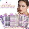 100-240 Cluster Self-Adhesive,False Eyelashes,Glue-Free 11-16mm C+ Curl,Reusable Long-lasting,waterproof,windproof,Lazy Single Cluster Lash