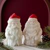 DIY Santa Claus Silicone Mold Christmas Aroma Candle Plaster Resin Ornaments Molds Handmade Soap Candles Making Supplies
